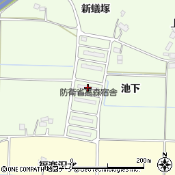 防衛省高森宿舎４号棟周辺の地図
