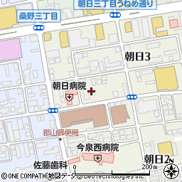 郡山市環境保全センター周辺の地図