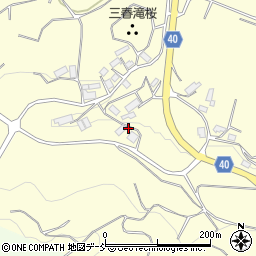福島県田村郡三春町滝嘉屋周辺の地図
