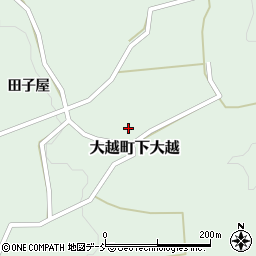 福島県田村市大越町下大越宮山周辺の地図