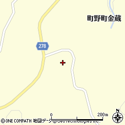 石川県輪島市町野町金蔵ヰ11周辺の地図