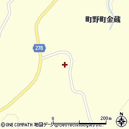 石川県輪島市町野町金蔵ヰ12周辺の地図