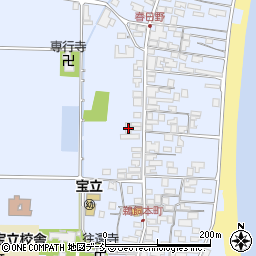 石川県珠洲市宝立町春日野1-91周辺の地図
