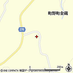 石川県輪島市町野町金蔵ヰ周辺の地図