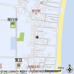 石川県珠洲市宝立町春日野1-117周辺の地図