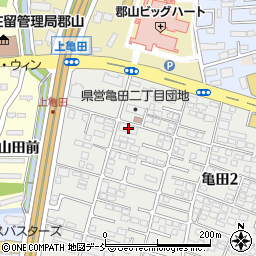 県営亀田団地０１棟周辺の地図