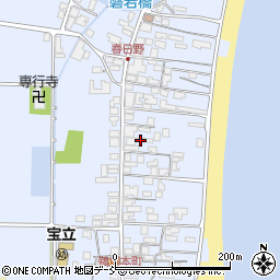 石川県珠洲市宝立町春日野1周辺の地図