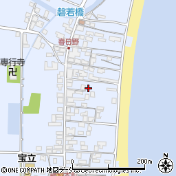 石川県珠洲市宝立町春日野1-124周辺の地図
