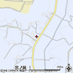 福島県田村郡三春町沼沢新屋敷周辺の地図