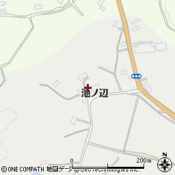 福島県田村市船引町椚山池ノ辺周辺の地図