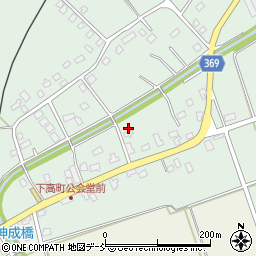 新潟県刈羽村（刈羽郡）下高町周辺の地図