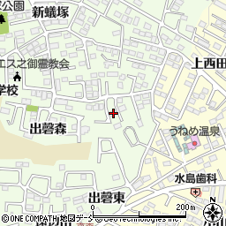 福島県郡山市片平町新蟻塚116周辺の地図