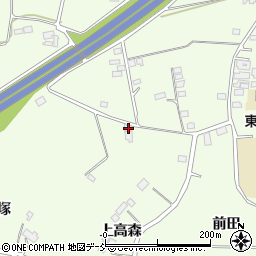 福島県郡山市片平町新蟻塚43周辺の地図