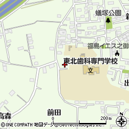 福島県郡山市片平町新蟻塚81周辺の地図