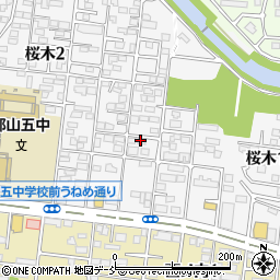 滝沢接骨院桜木周辺の地図