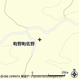 石川県輪島市町野町（佐野ヤ）周辺の地図