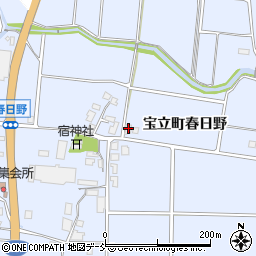 石川県珠洲市宝立町春日野7周辺の地図