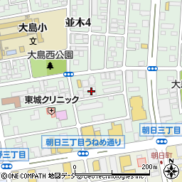 福島医療専門学校　鍼灸科校舎周辺の地図