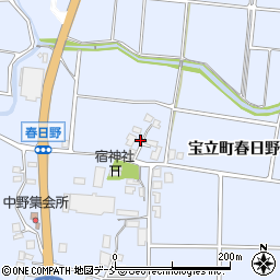 石川県珠洲市宝立町春日野13周辺の地図