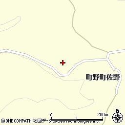 石川県輪島市町野町佐野コ周辺の地図