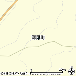 石川県輪島市深見町周辺の地図