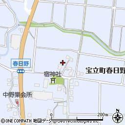 石川県珠洲市宝立町春日野13-96周辺の地図