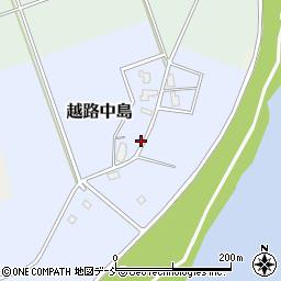 新潟県長岡市越路中島周辺の地図