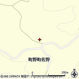 石川県輪島市町野町佐野マ周辺の地図