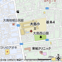 大島小児童クラブ周辺の地図