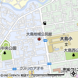 大島地域公民館周辺の地図