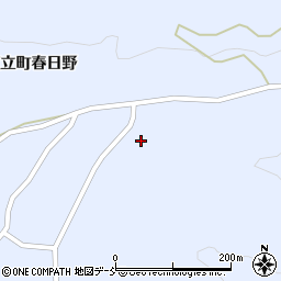 石川県珠洲市宝立町春日野59周辺の地図