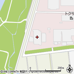 デリカウェーブ新潟工場周辺の地図