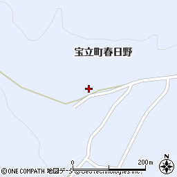 石川県珠洲市宝立町春日野ヘ周辺の地図
