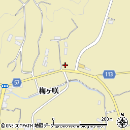 福島県田村市船引町芦沢朴橋周辺の地図