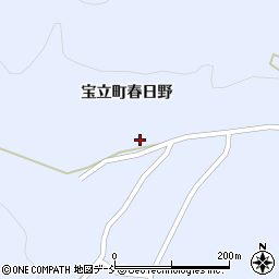 石川県珠洲市宝立町春日野81周辺の地図