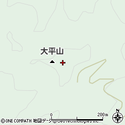 大平山周辺の地図