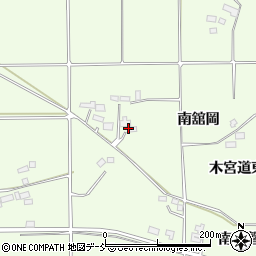 福島県郡山市片平町（南舘岡）周辺の地図