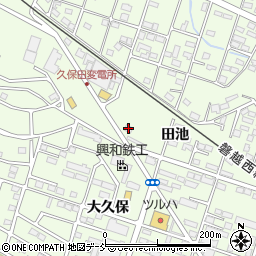 東北電力久保田変電所周辺の地図