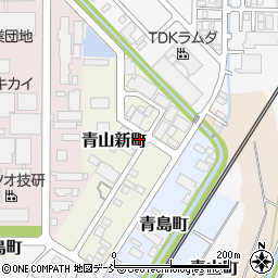 新潟県長岡市青山新町周辺の地図