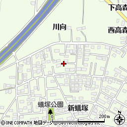 福島県郡山市片平町新蟻塚103-2周辺の地図