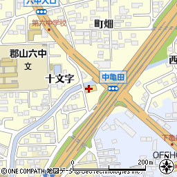 福島日産郡山富田店周辺の地図
