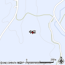 福島県田村市常葉町関本中宗周辺の地図