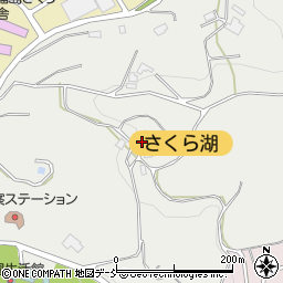 福島県田村郡三春町西方石畑周辺の地図