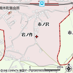 福島県郡山市舞木町市ノ沢112周辺の地図