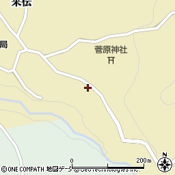 新潟県長岡市来伝2500周辺の地図