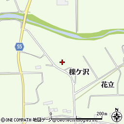 福島県郡山市片平町上作田周辺の地図