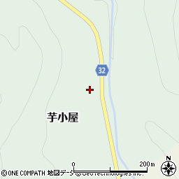 福島県河沼郡柳津町芋小屋居平周辺の地図