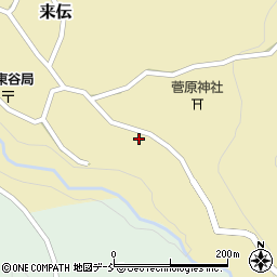 新潟県長岡市来伝1854周辺の地図