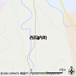 石川県輪島市西院内町周辺の地図