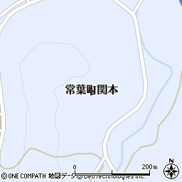 福島県田村市常葉町関本周辺の地図